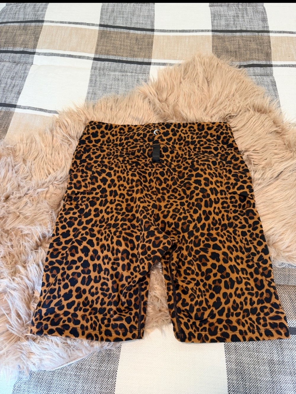 Leopard Minx Pocket Hustle Shorts (XL)